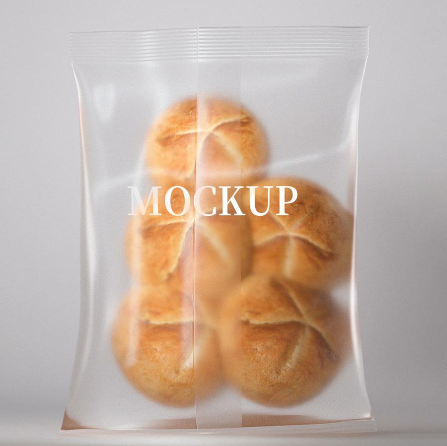 透明塑料袋食品包装样机