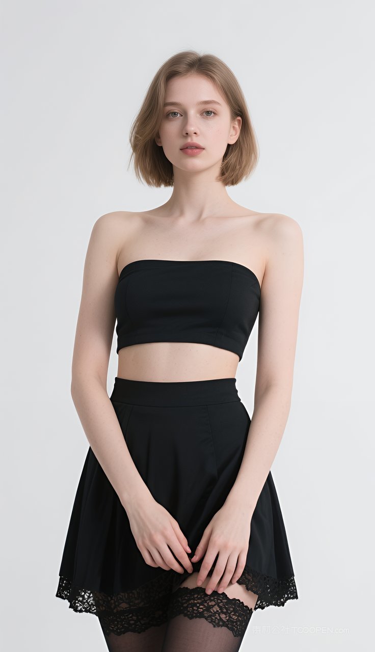 欧美短裙丝袜性感美女女性模特长腿