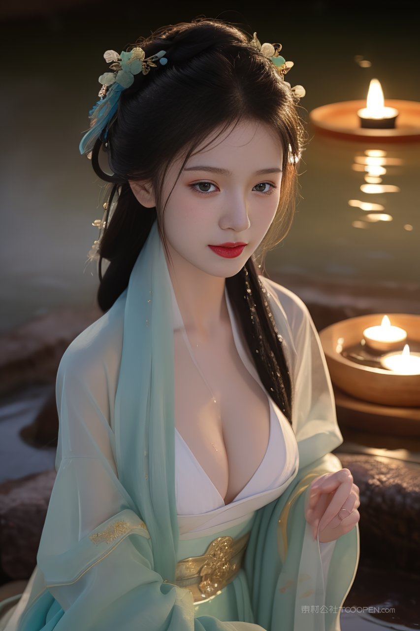 高清钟灵毓秀的ai性感美女艺术写真图片大全