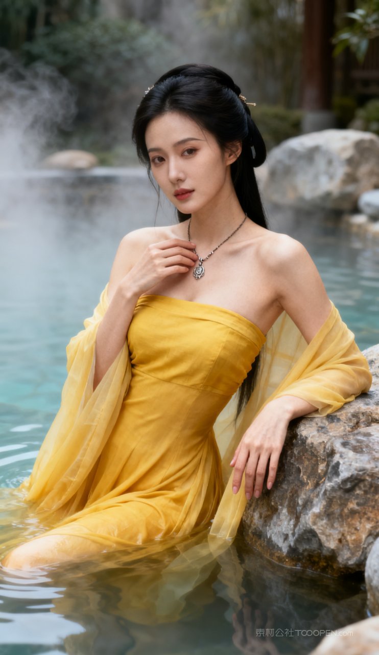 美艳美女性感古风女性写真汉服丰腴