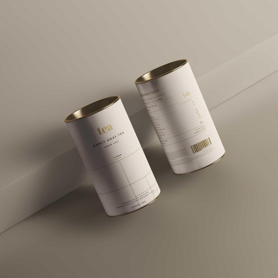 茶叶罐装茶叶包装样机