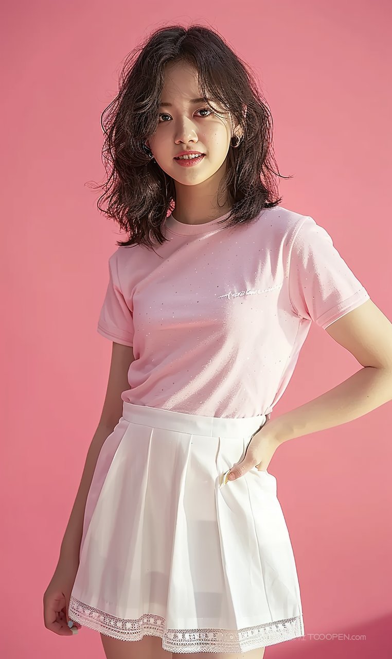 彩妆迷人女性魅力少女美白美女清纯