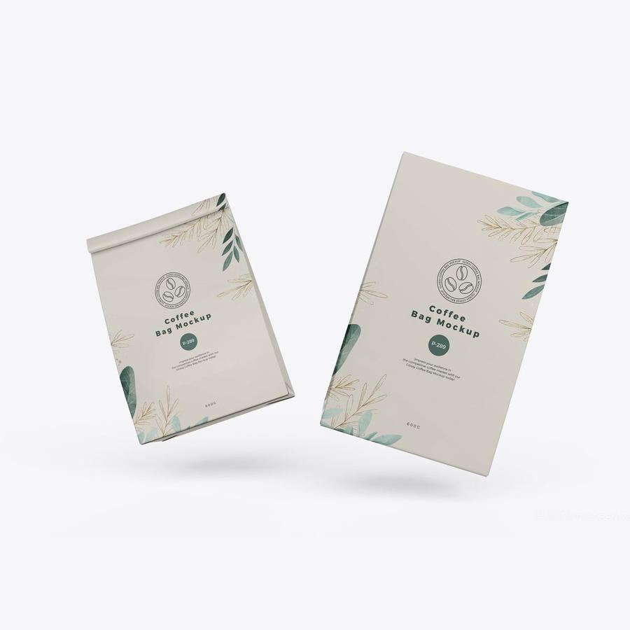 咖啡袋包装纸袋样机