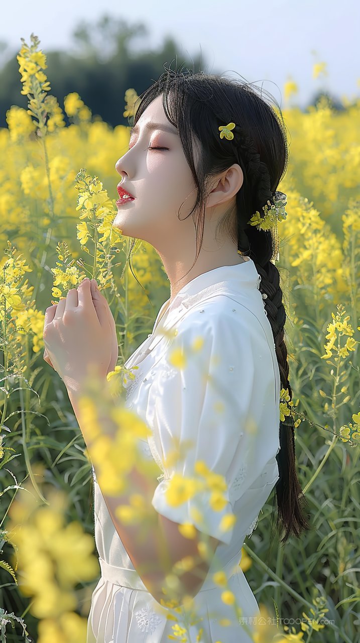 清纯少女年轻甜美美女模特女性写真