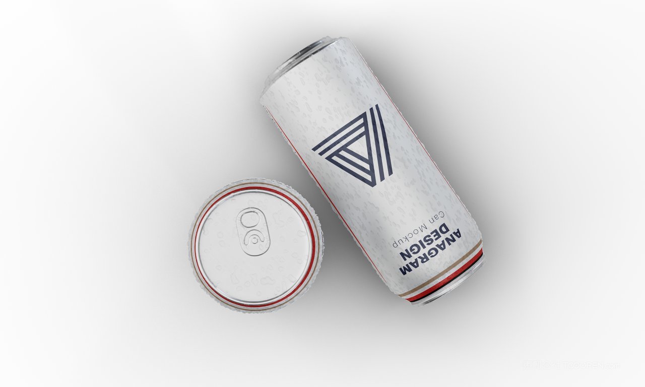 酒水易拉罐样机效果