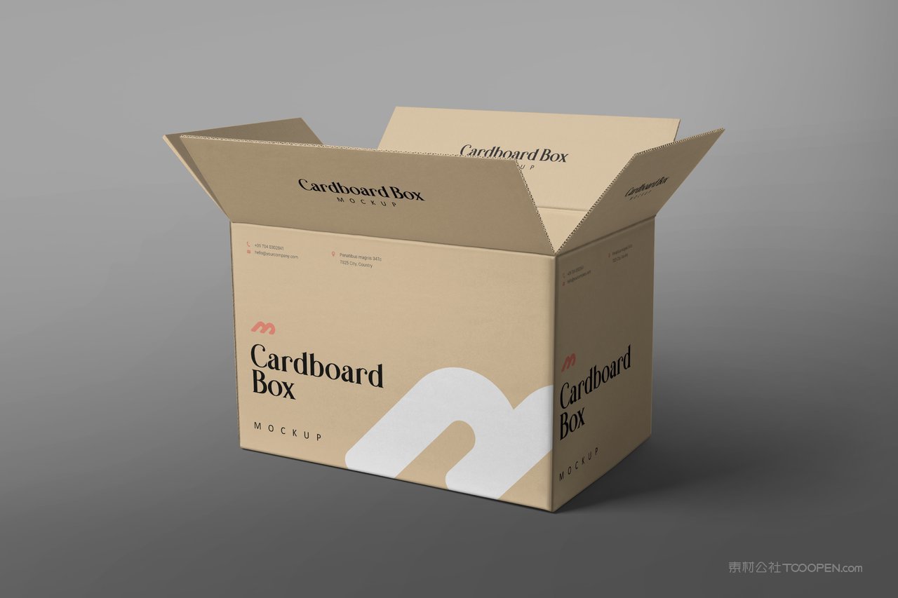 纸板箱包装样机