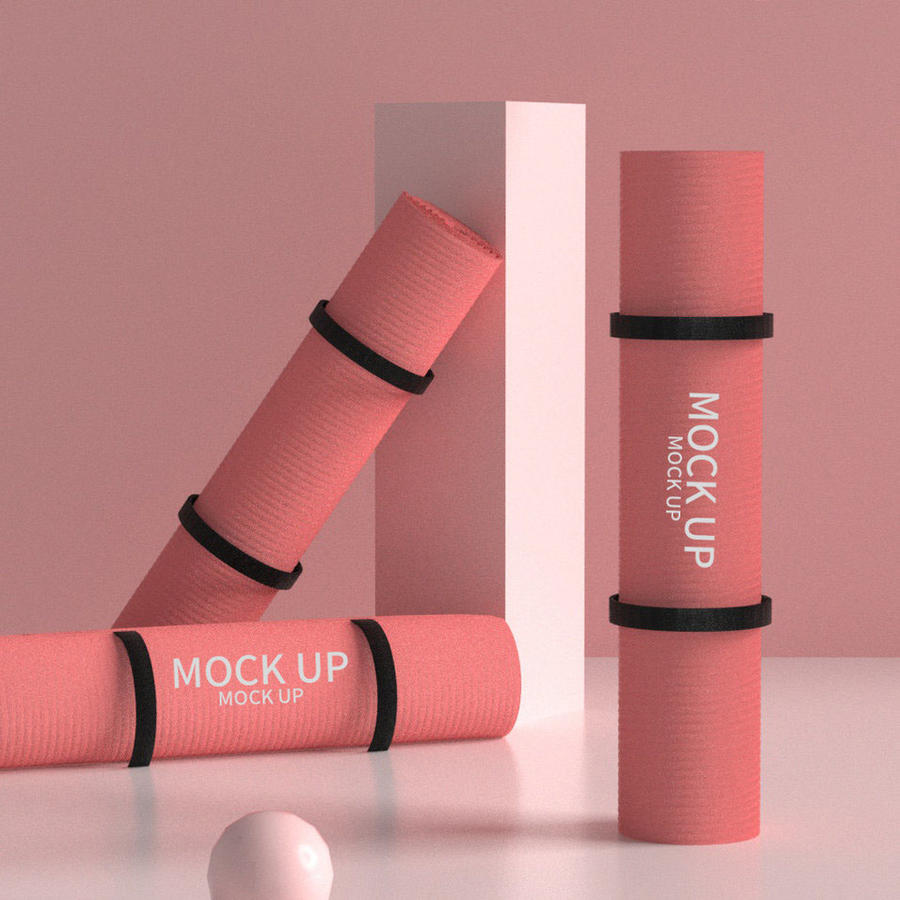 瑜伽垫样机包装样机