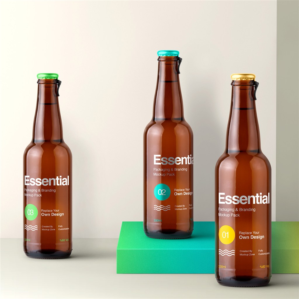 国外啤酒包装设计样机