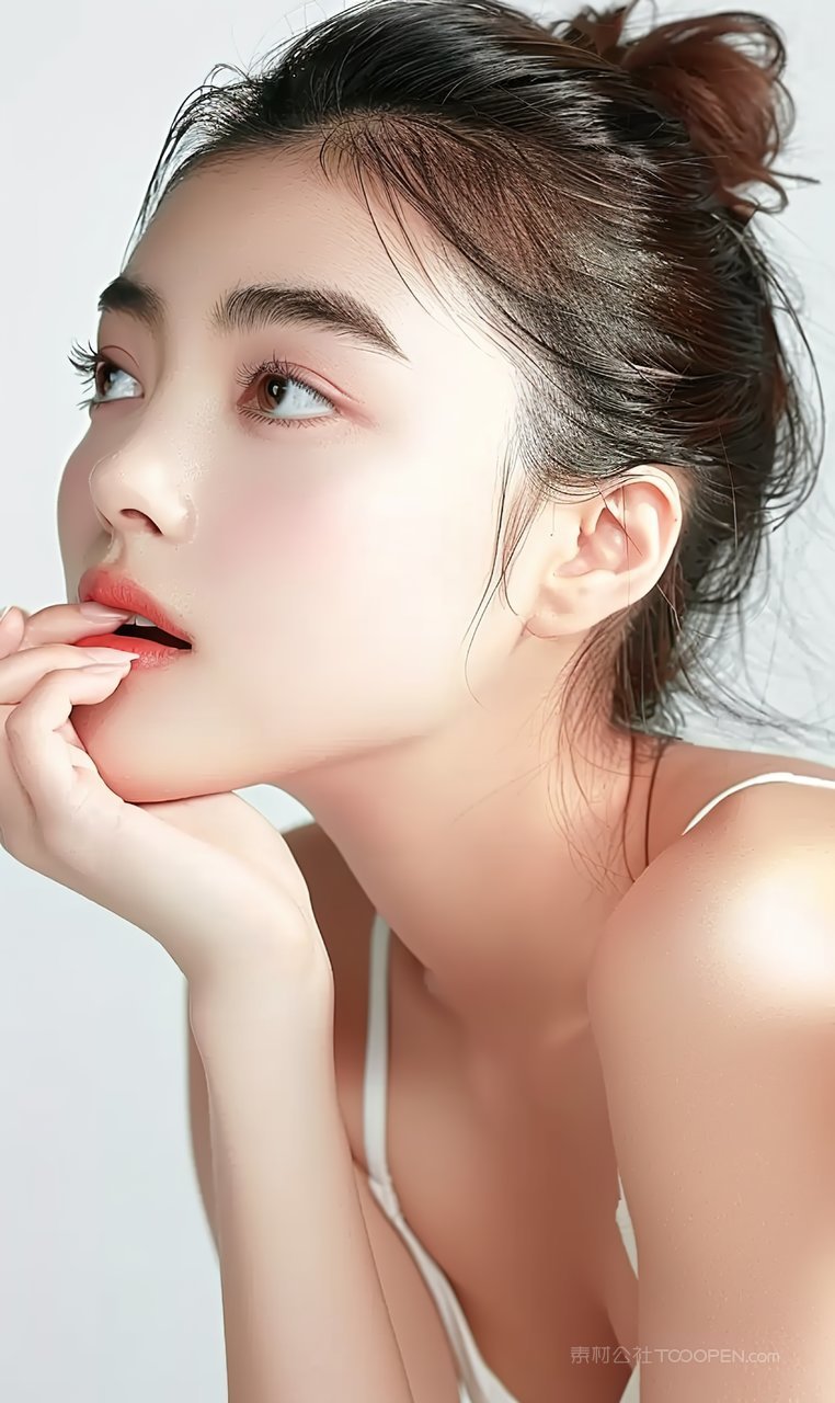 美白美女美容时尚少女高清清纯青春魅力