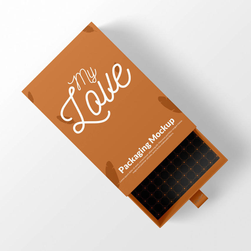 抽屉式包装盒样机