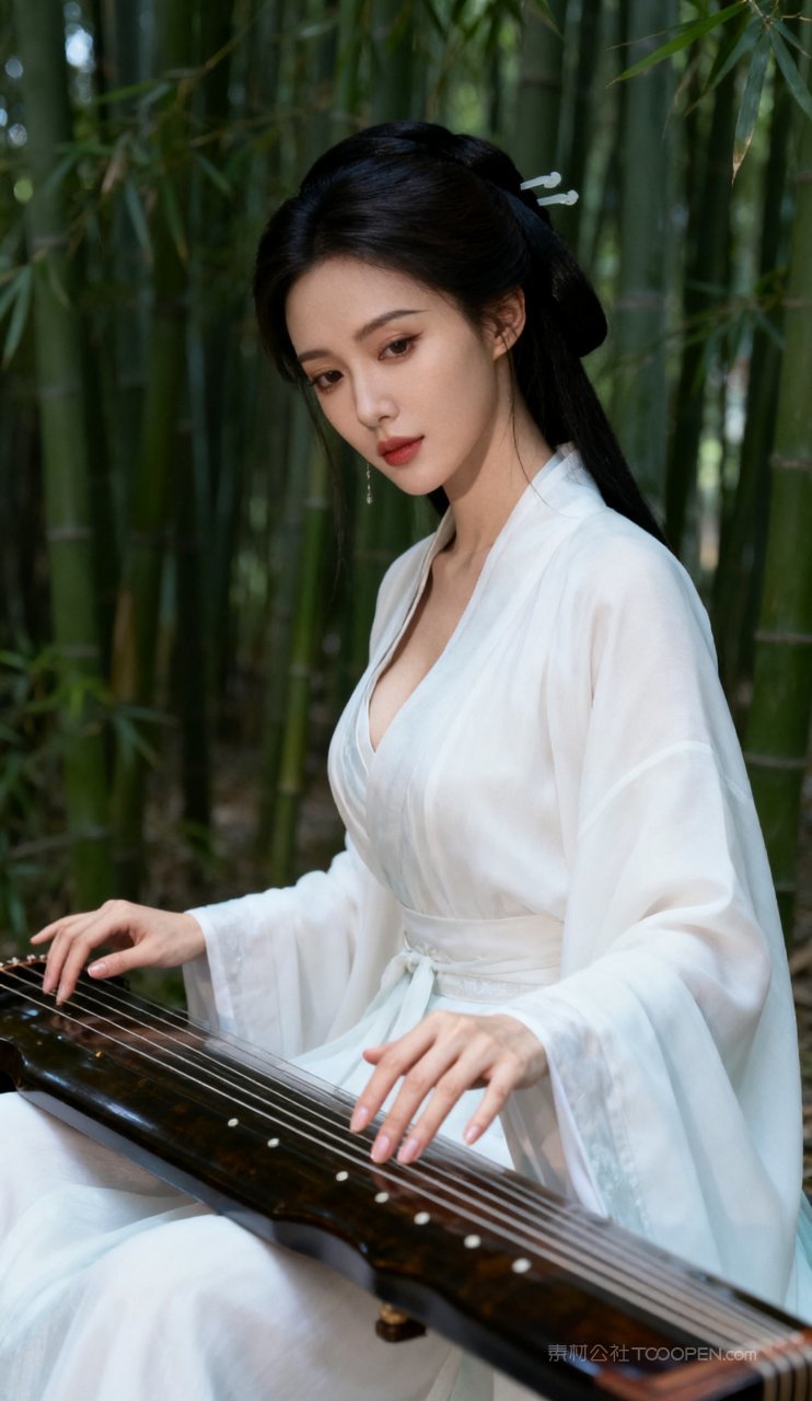 性感女性摄影古风美艳汉服丰腴美女