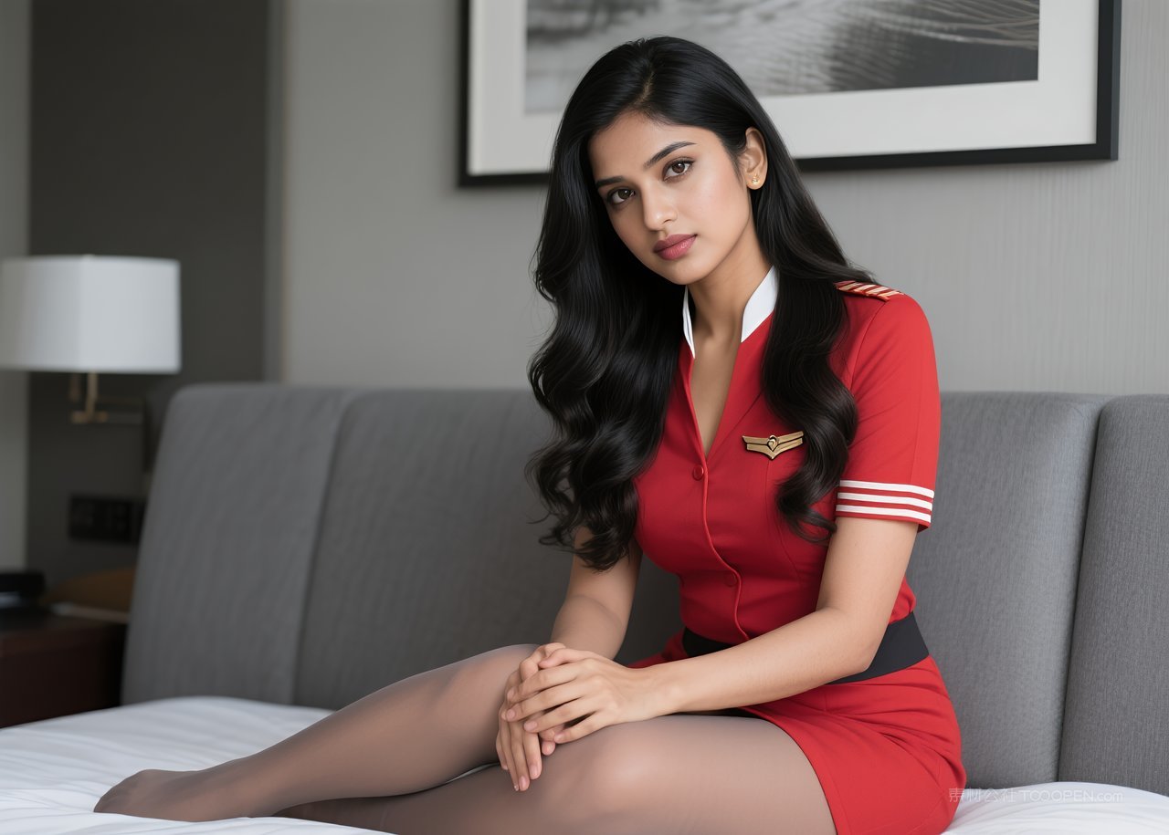 职业长腿美女性感美艳迷人模特短裙丝袜