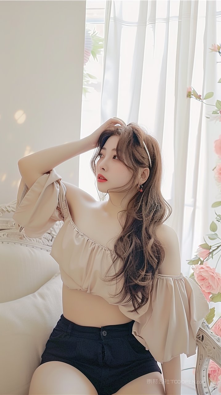 模特年轻年轻清纯少女美女写真