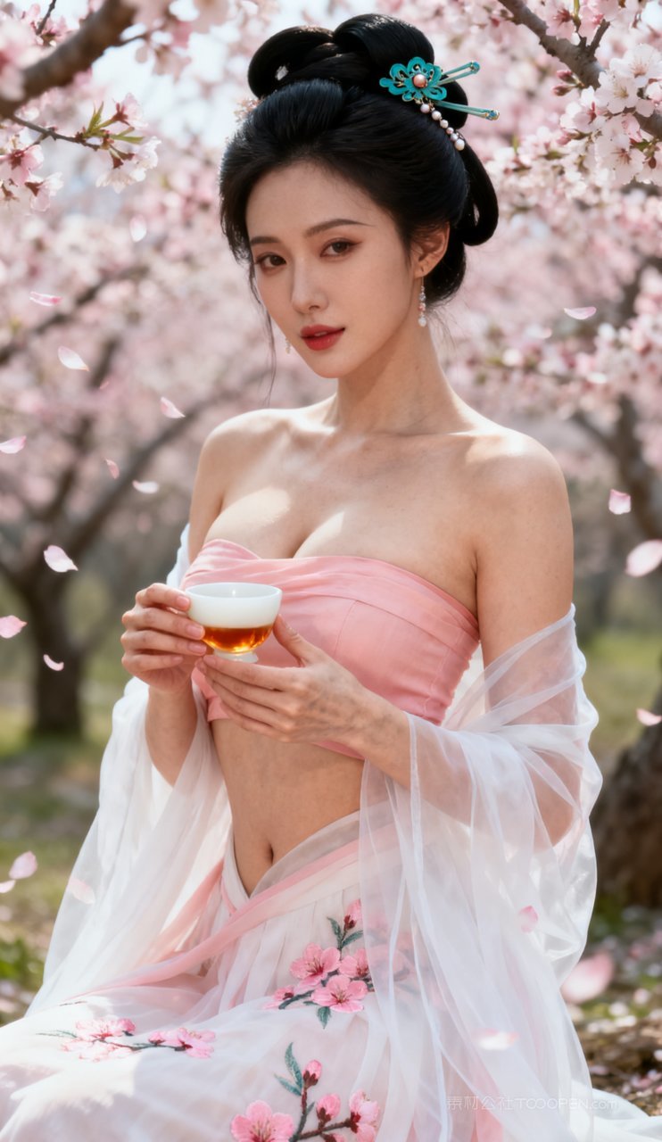 汉服美艳女性古风美女丰腴性感