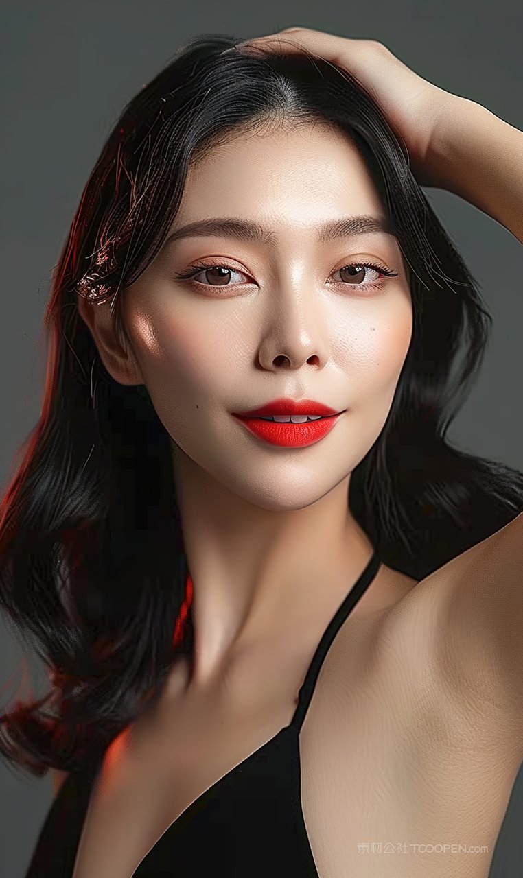 彩妆美女魅力时尚美容清纯优美