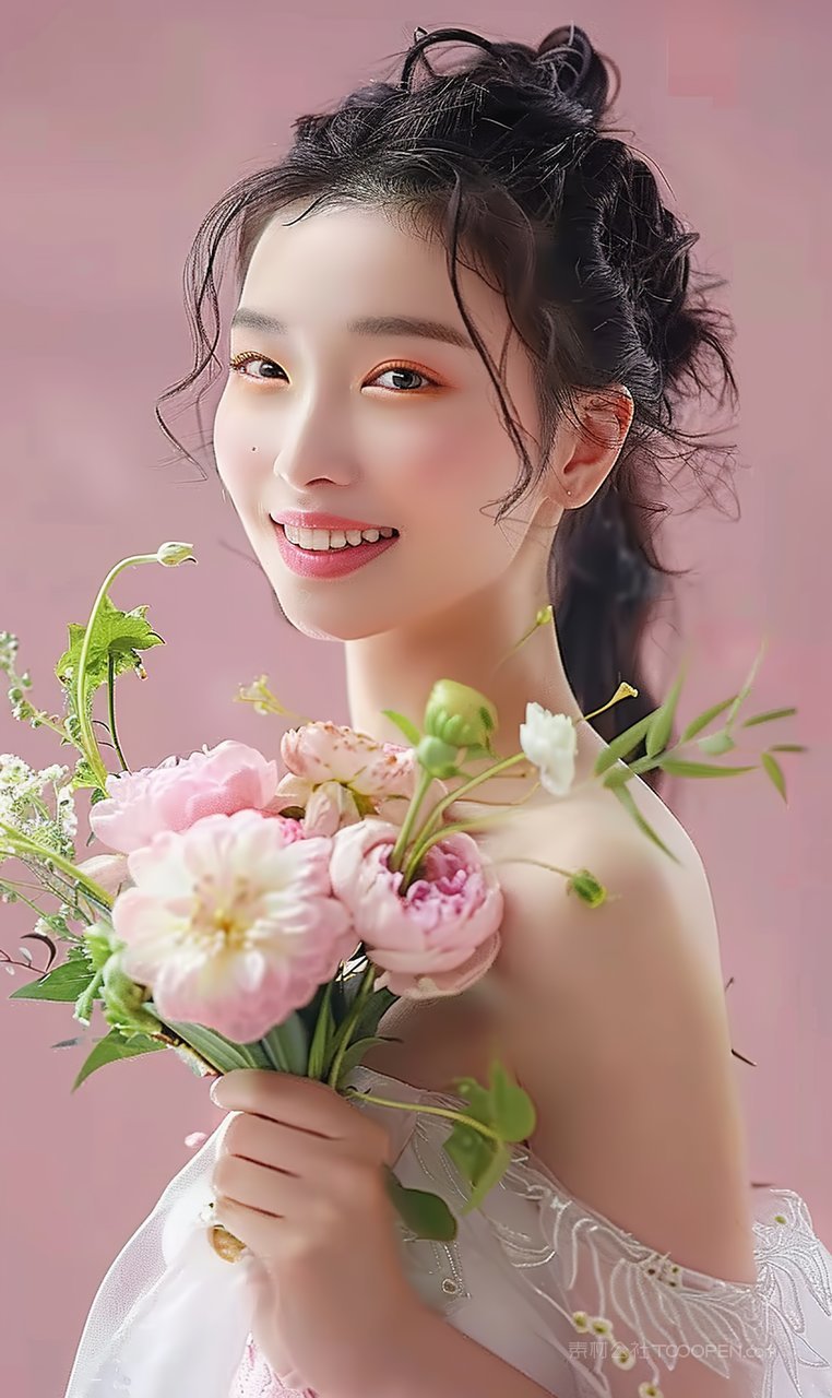 活力青春彩妆时尚美女优美魅力清纯美容少女