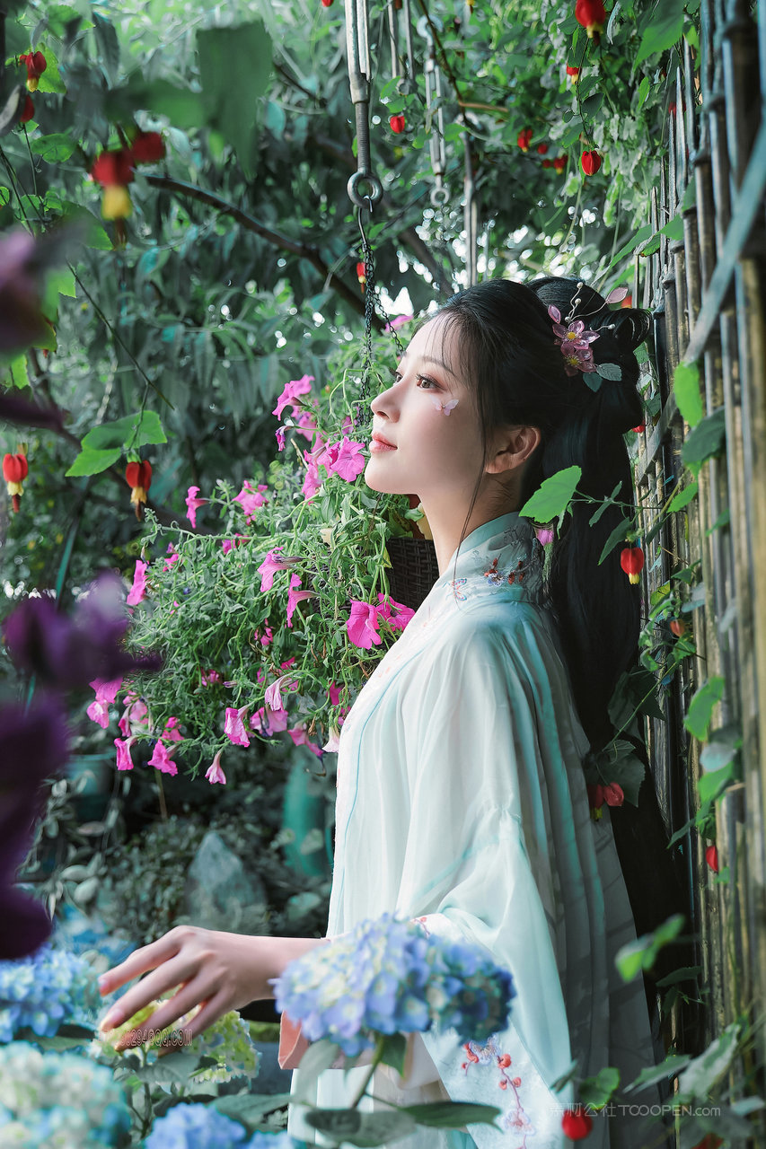 中国古装汉服美女清纯女生艺术照大图