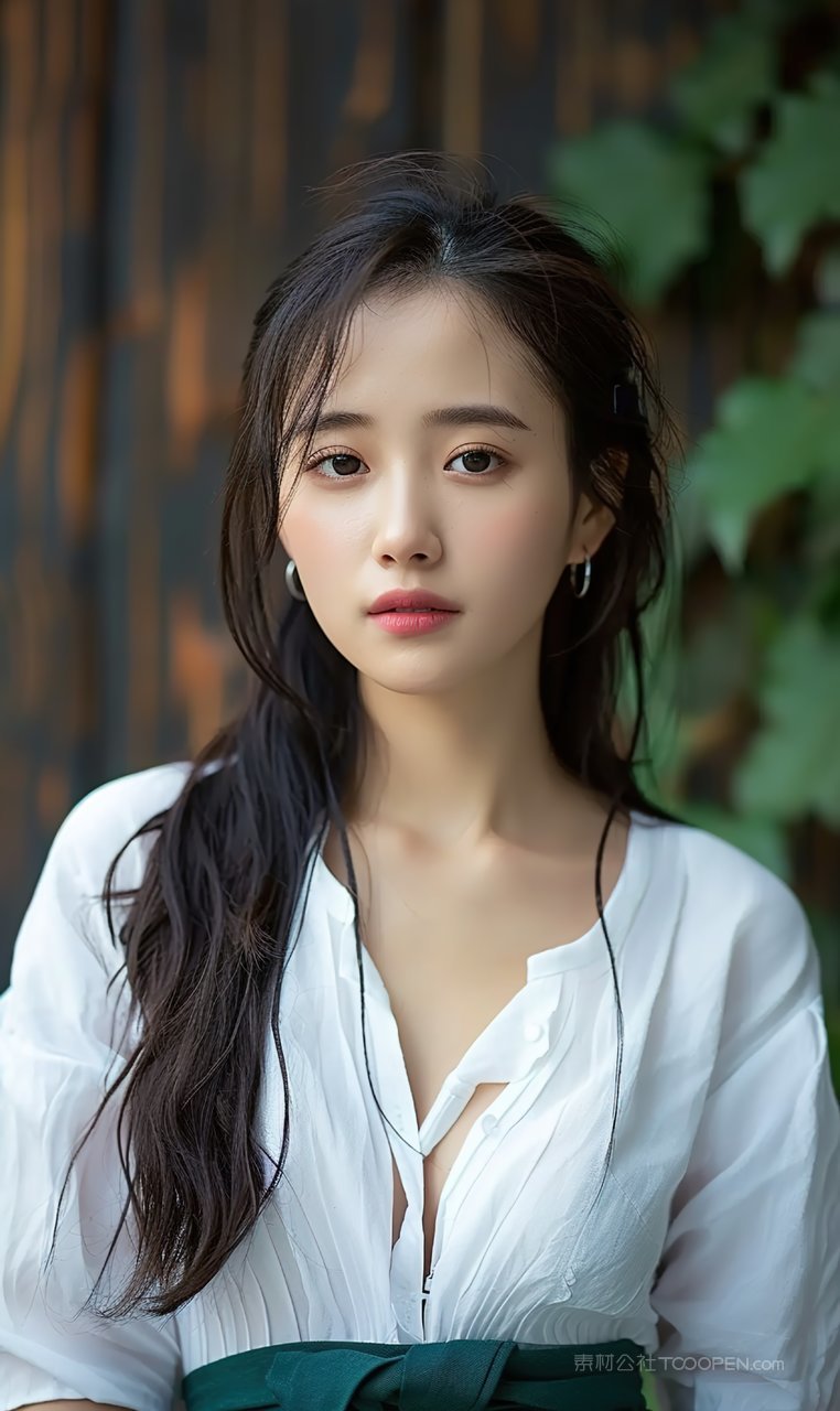 魅力美白彩妆少女清纯女性迷人美女高清美容