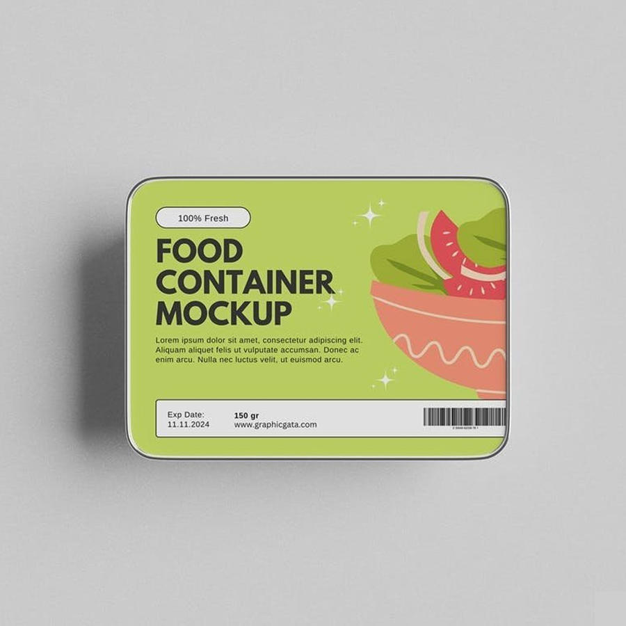 铝制食品容器样机