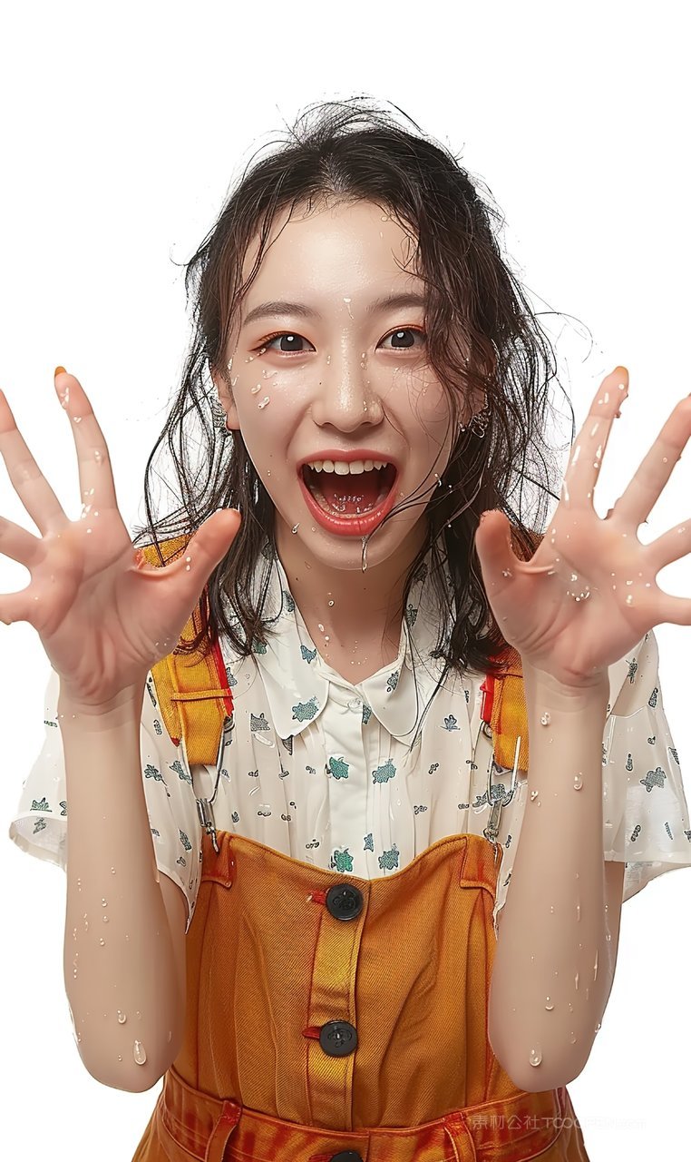 美女清纯美白彩妆护肤时尚青年女性个性