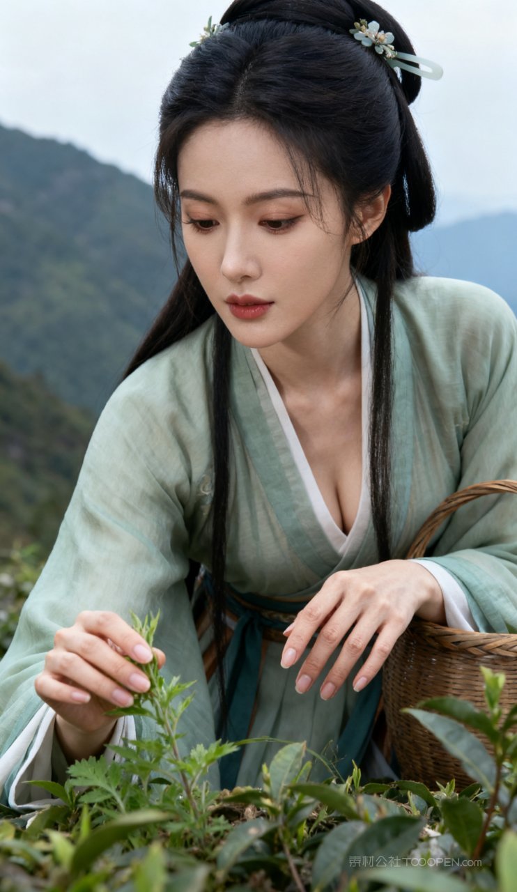 美艳性感美女大胸汉服妩媚古风