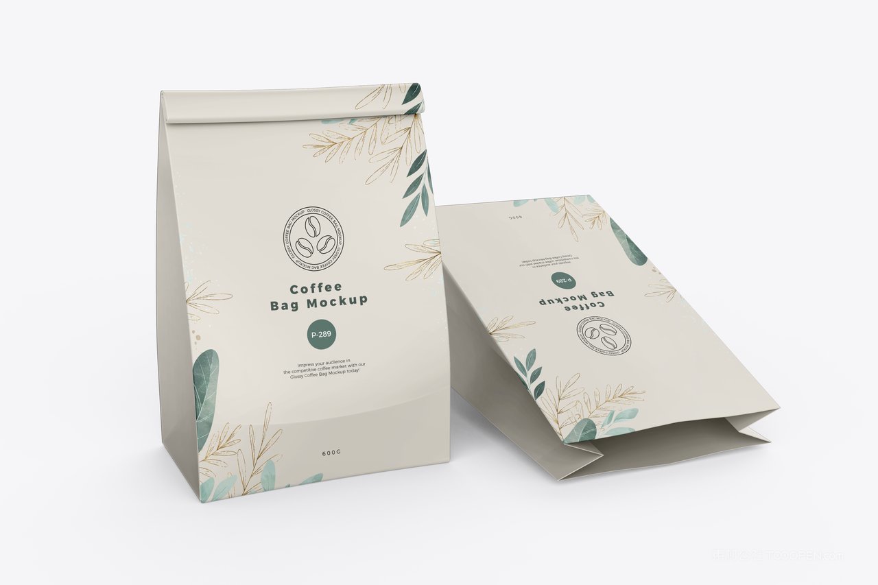 咖啡袋包装纸袋样机