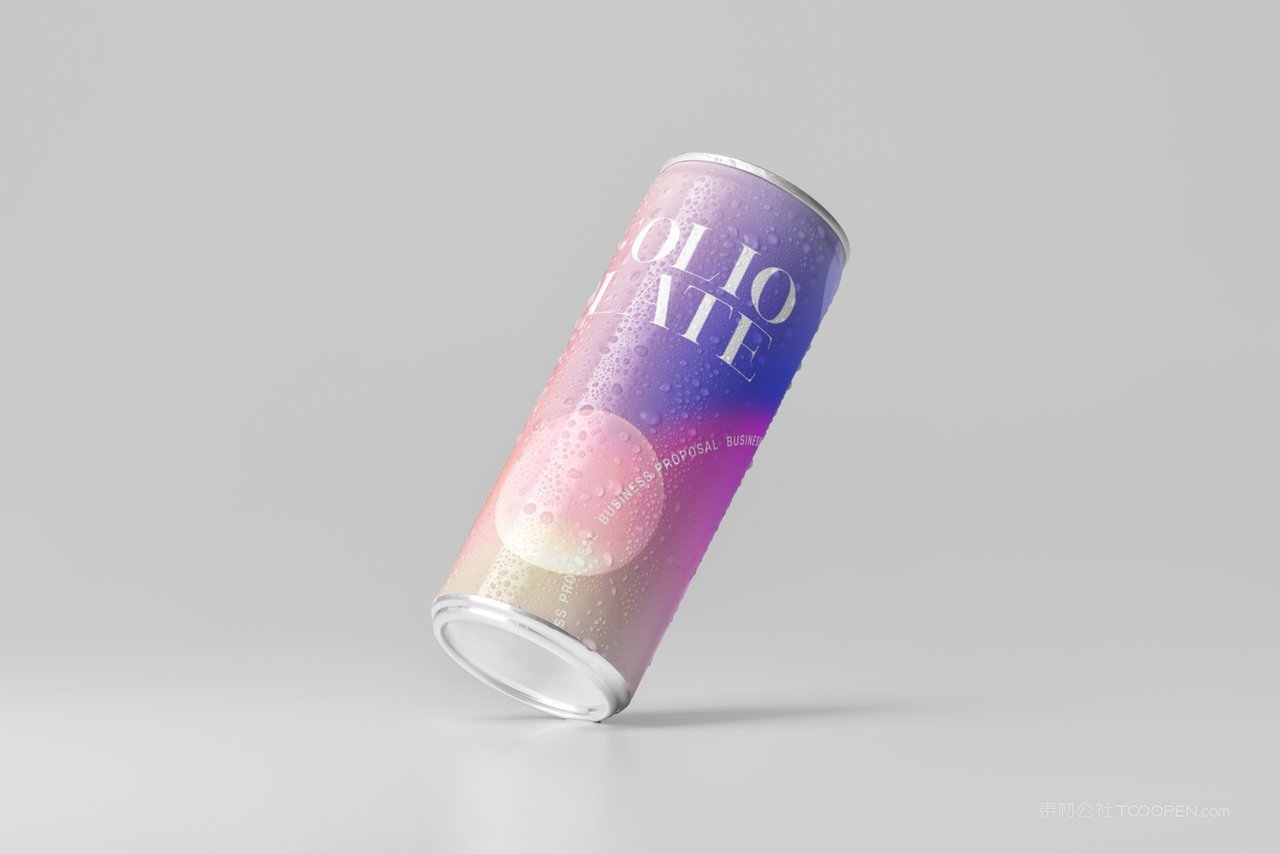 酒瓶饮料易拉罐样机素材