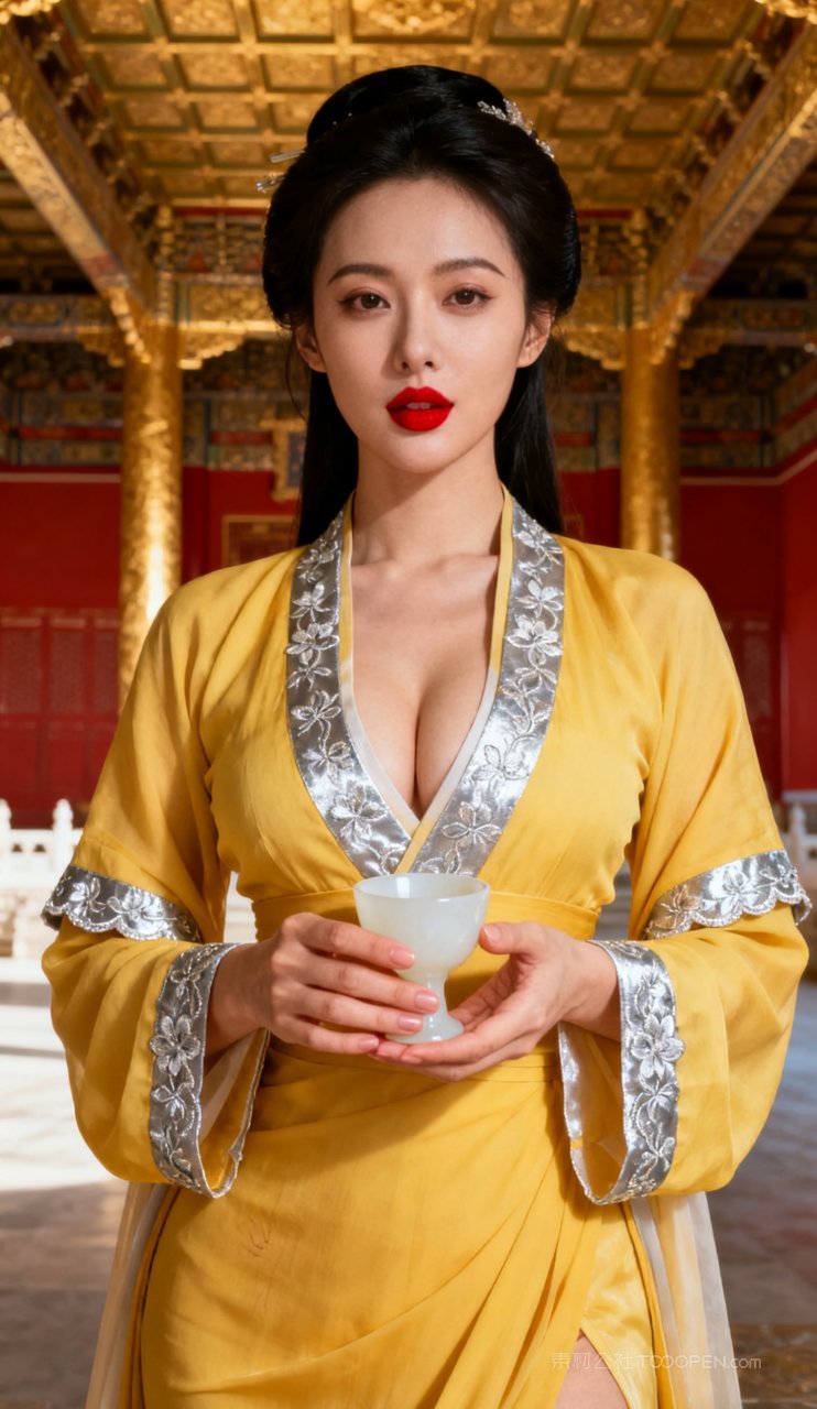 女性汉服性感丰腴美艳美女古风摄影