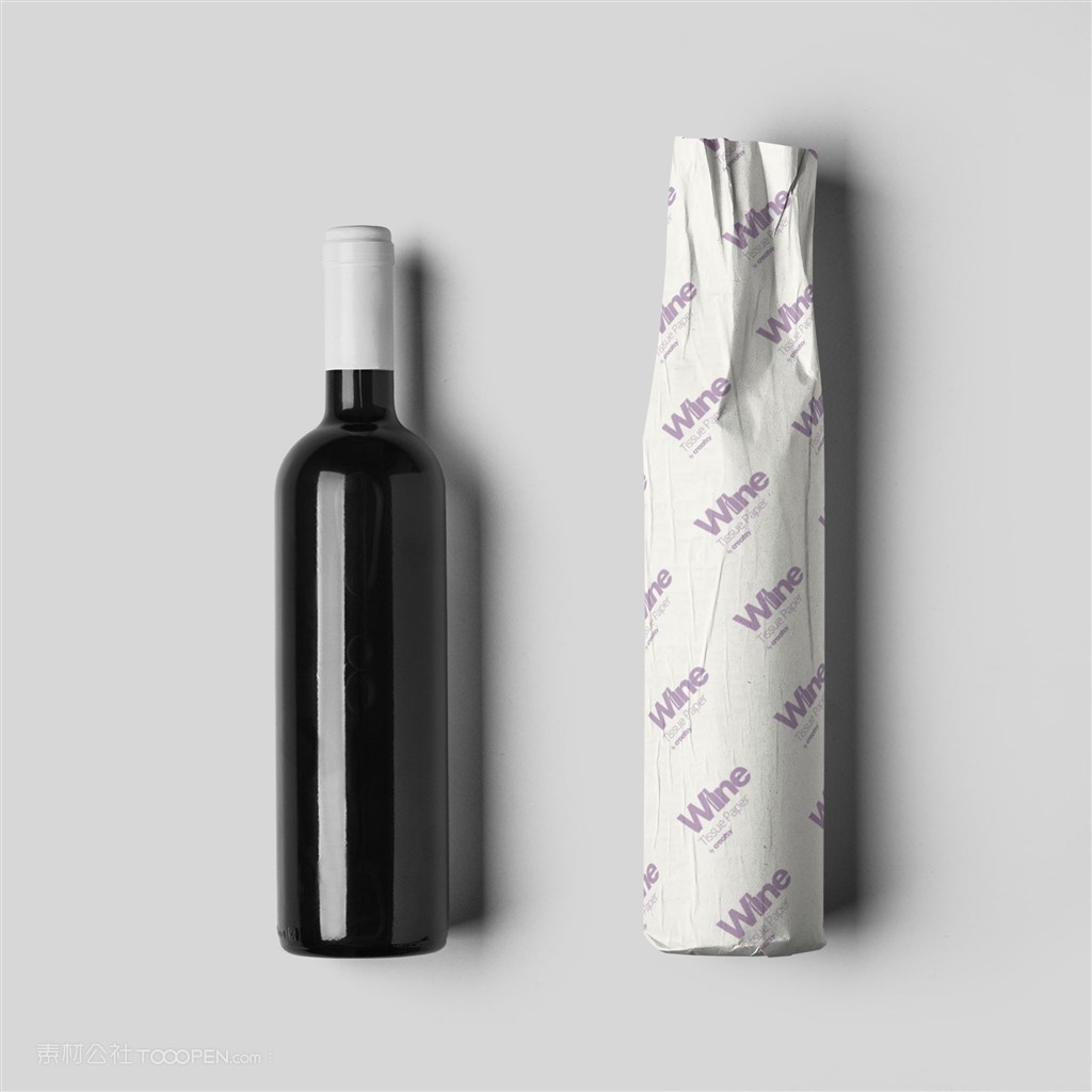 红酒包装样机