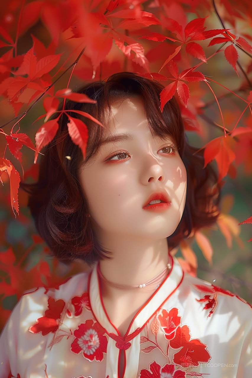 清纯青春优美魅力美女女性时尚年轻