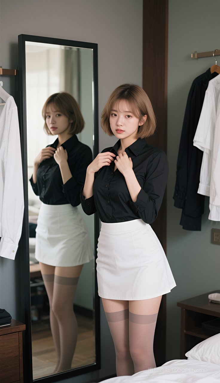 丝袜模特少女制服写真美女短裙美腿长腿