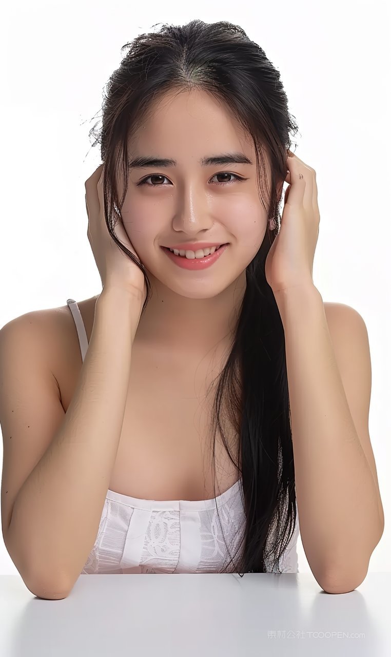 魅力彩妆优美时尚美容美女清纯