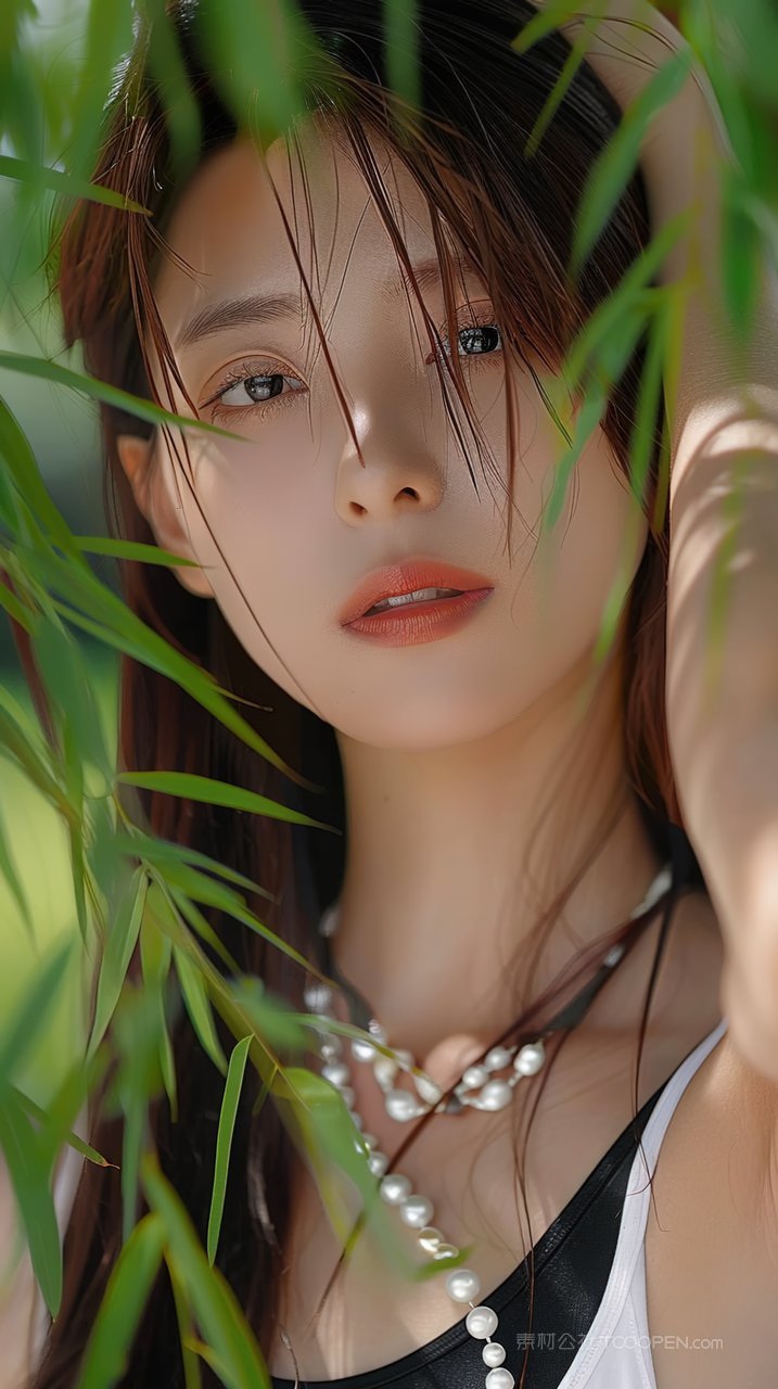 年轻美女少女写真年轻清纯模特甜美