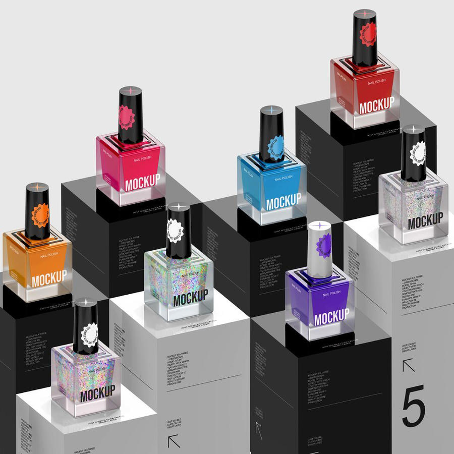 指甲油包装样机