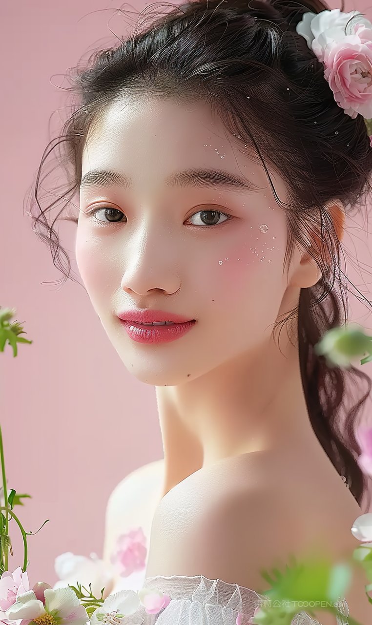 青春时尚女性清纯活力少女魅力