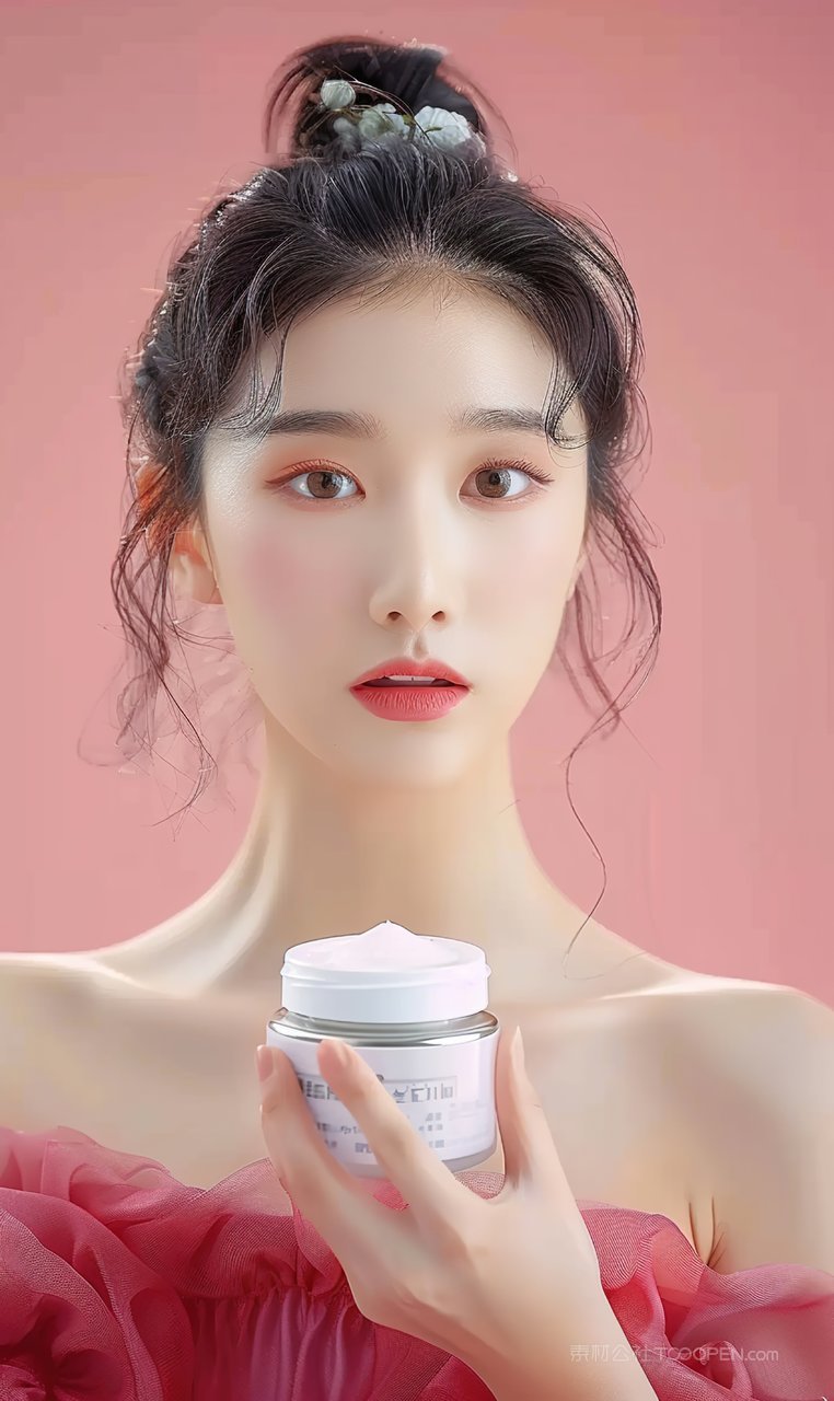 个性美女清纯美白青年护肤时尚女性