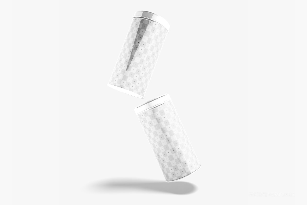 卡套罐子包装样机