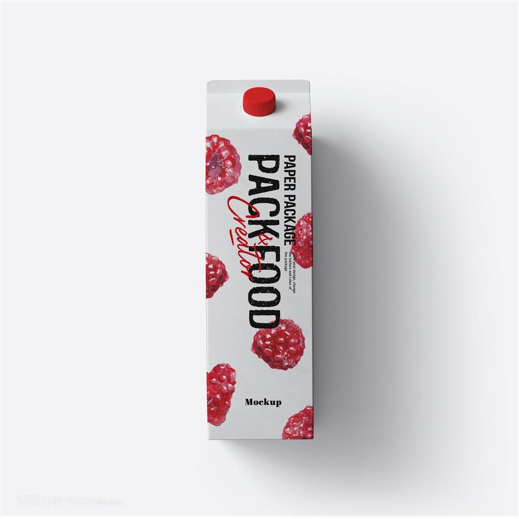 创意牛奶饮料果汁包装样机