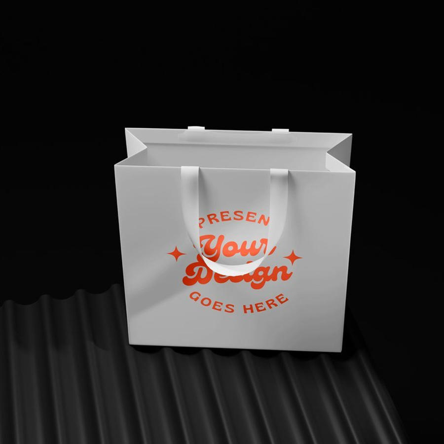 购物袋纸袋样机