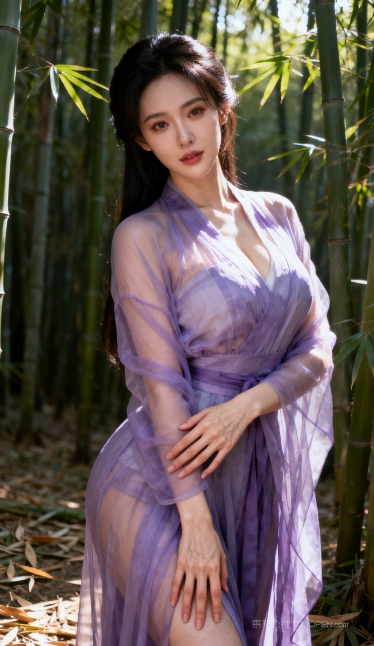 美女少女妩媚大胸古风美艳国风汉服性感