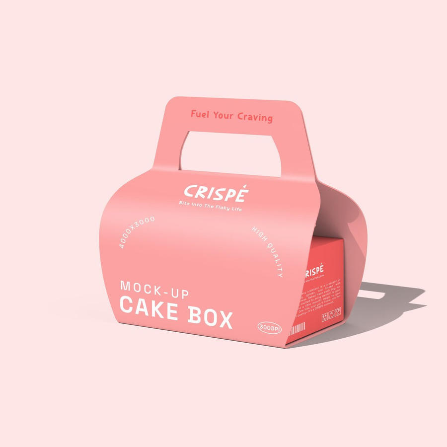 蛋糕盒包装样机