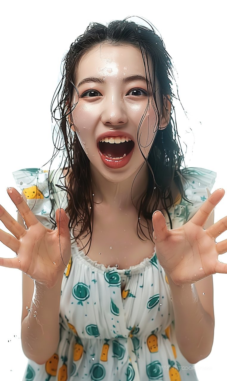 女性清纯个性青年时尚彩妆美女护肤美白