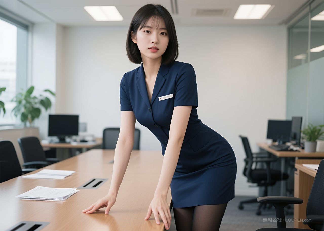 写真短裙职业女性模特丝袜性感美女美腿