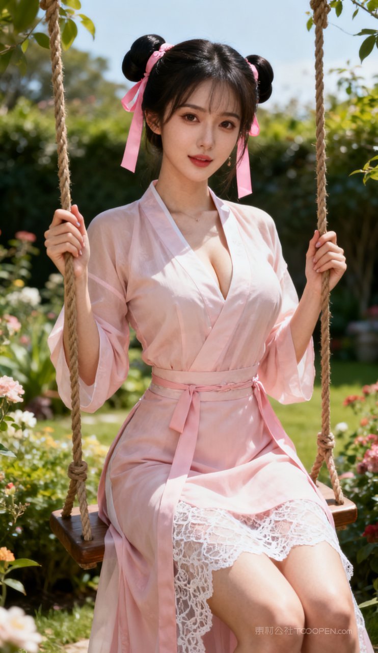 美女汉服妩媚性感大胸美艳古风