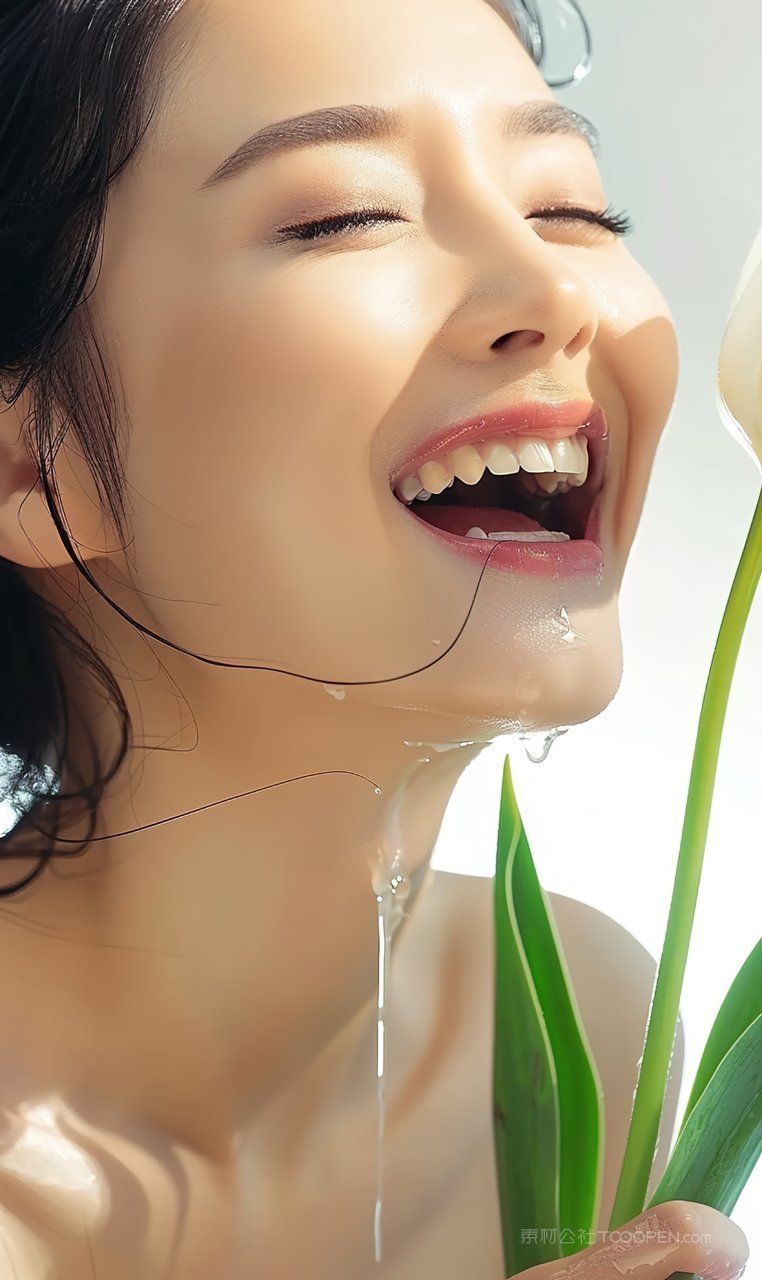 彩妆美容清纯魅力优美少女活力美女时尚