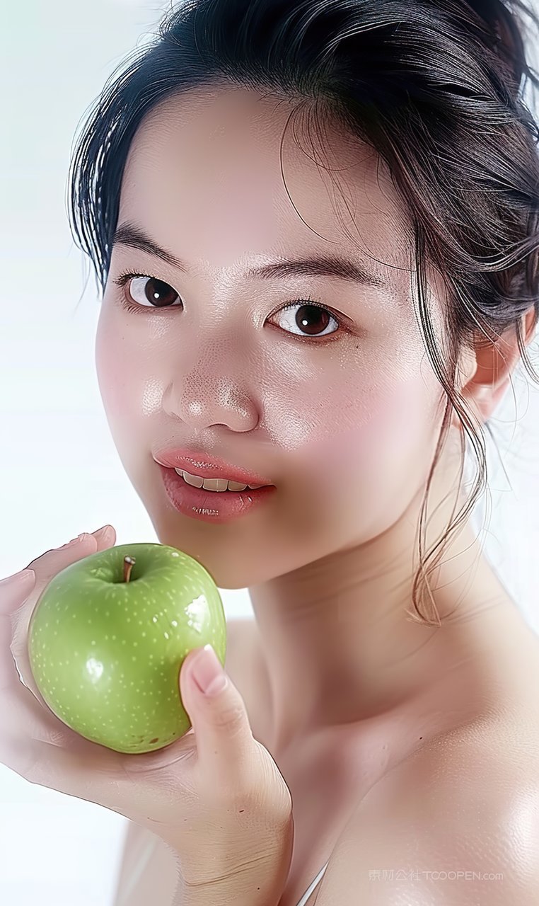 护肤气质魅力迷人女性美白高雅少女美妆