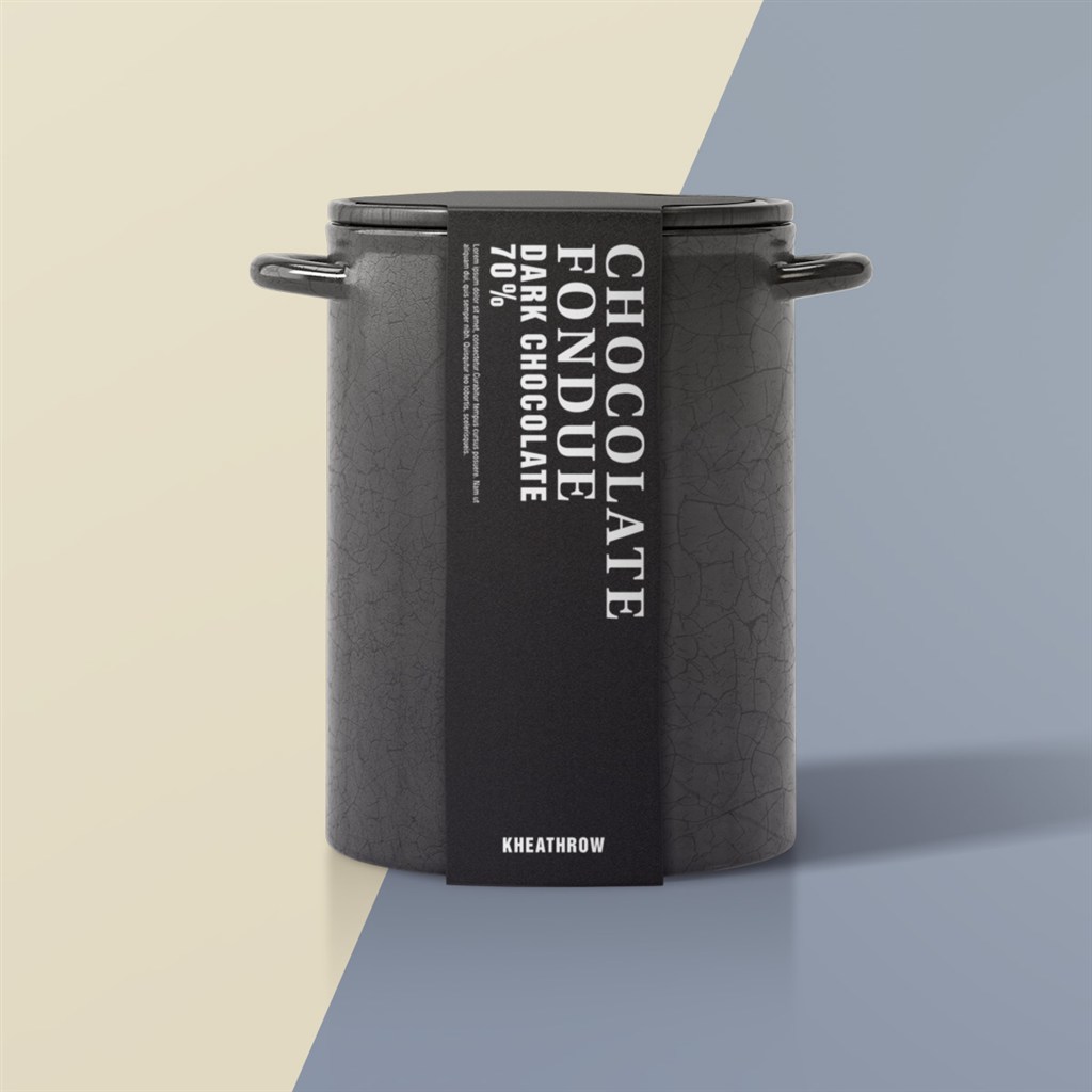 有机食品之巧克力火锅杯子包装样机模板