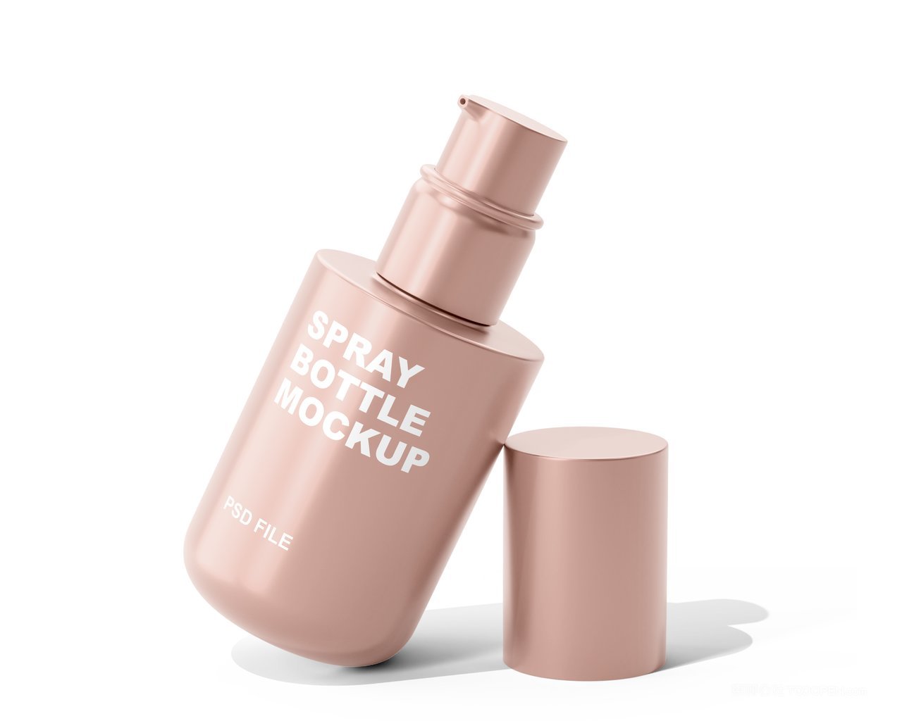 豪华化妆品喷雾瓶样机