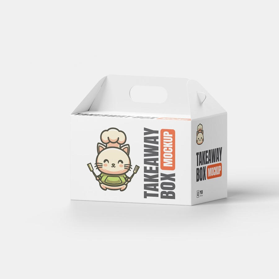 外卖盒包装样机