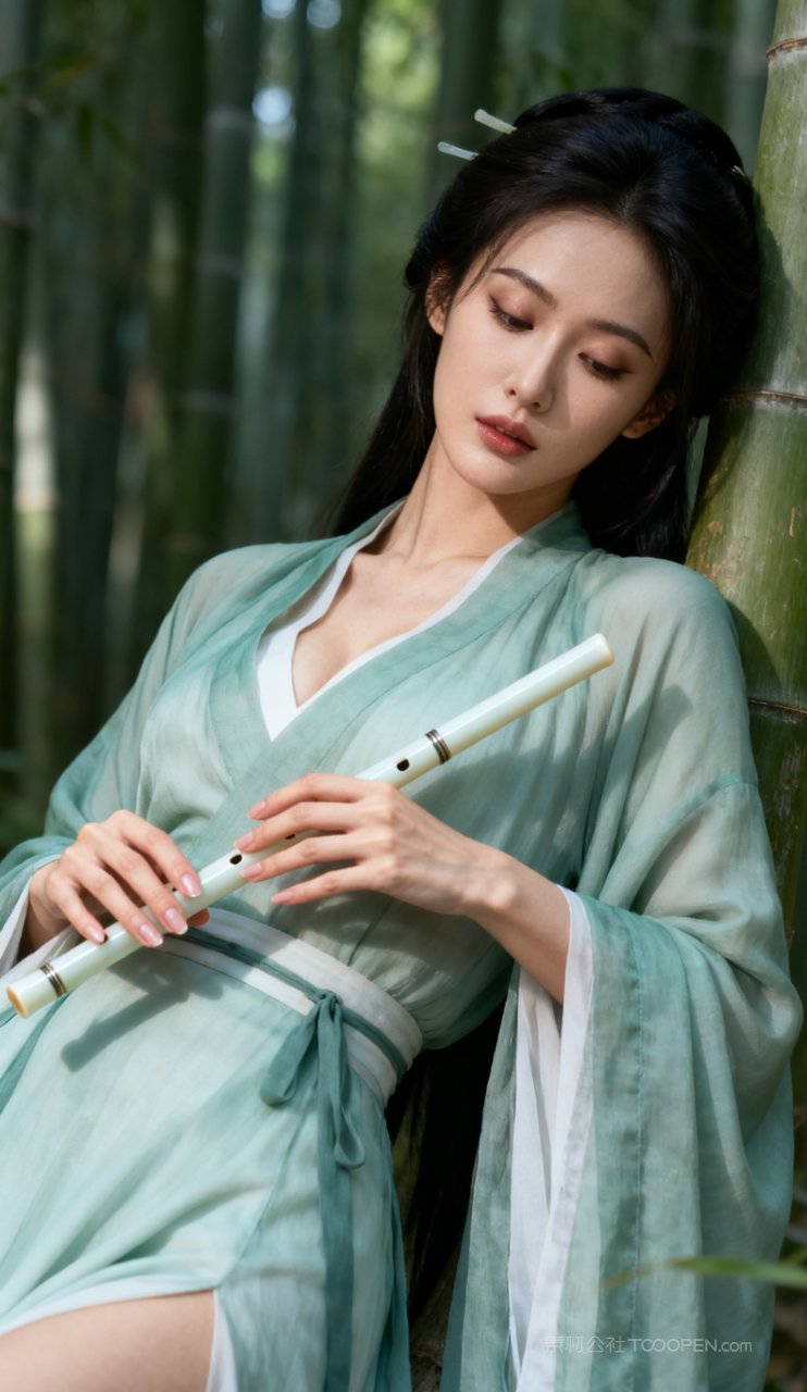 美艳古风少女美女妩媚大胸汉服性感